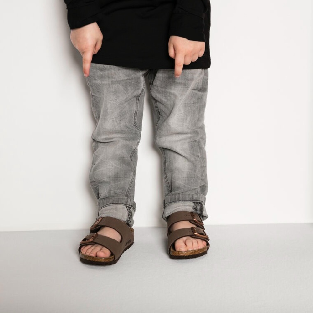 BNWT Birkenstocks size 27 / size 9 kids Mocha - Picture 6 of 7